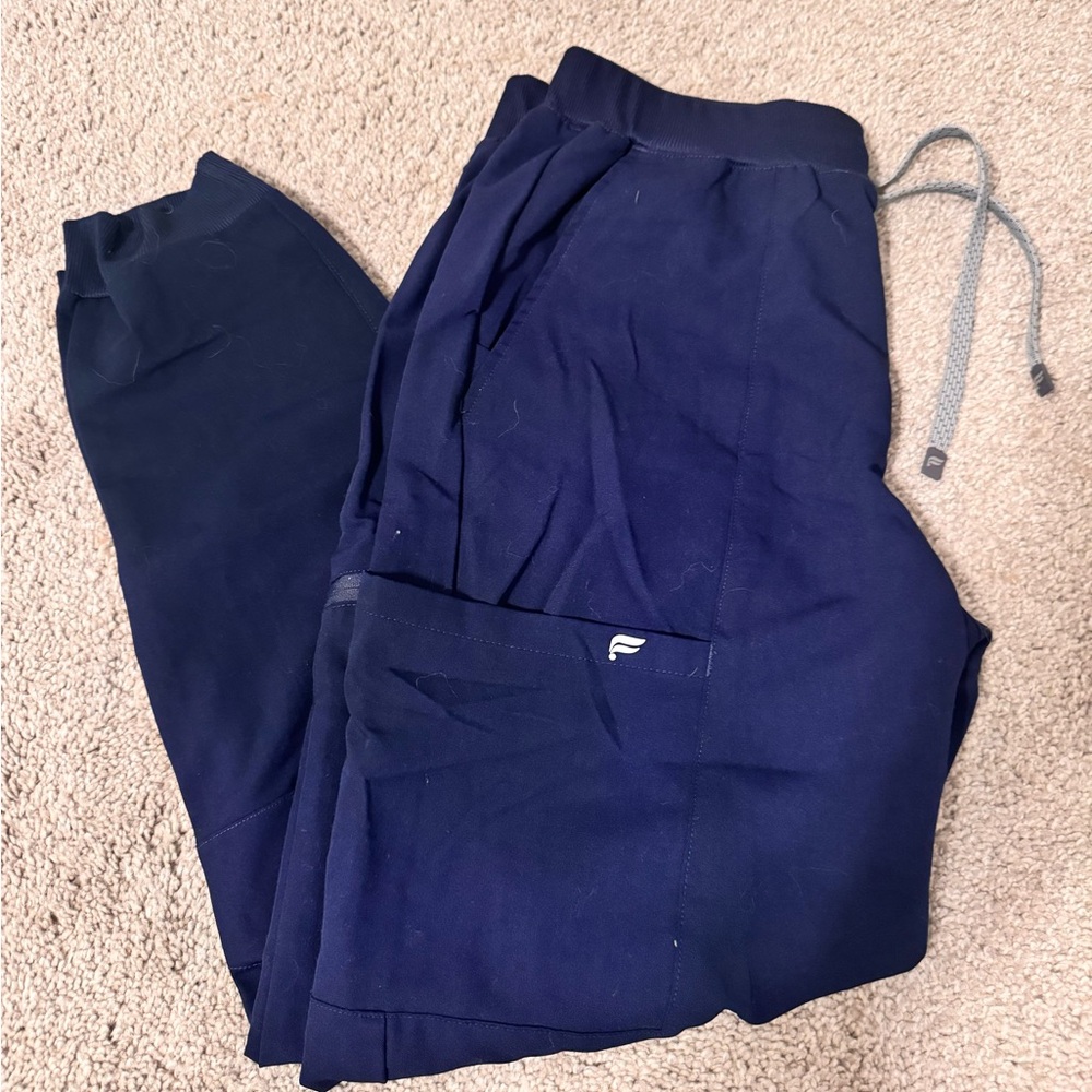 Fabletics On-Call Scrub Jogger Navy - M